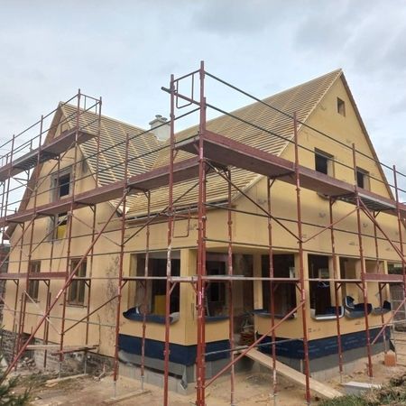 Aufstockung in Holzriegelbauweise (privat)